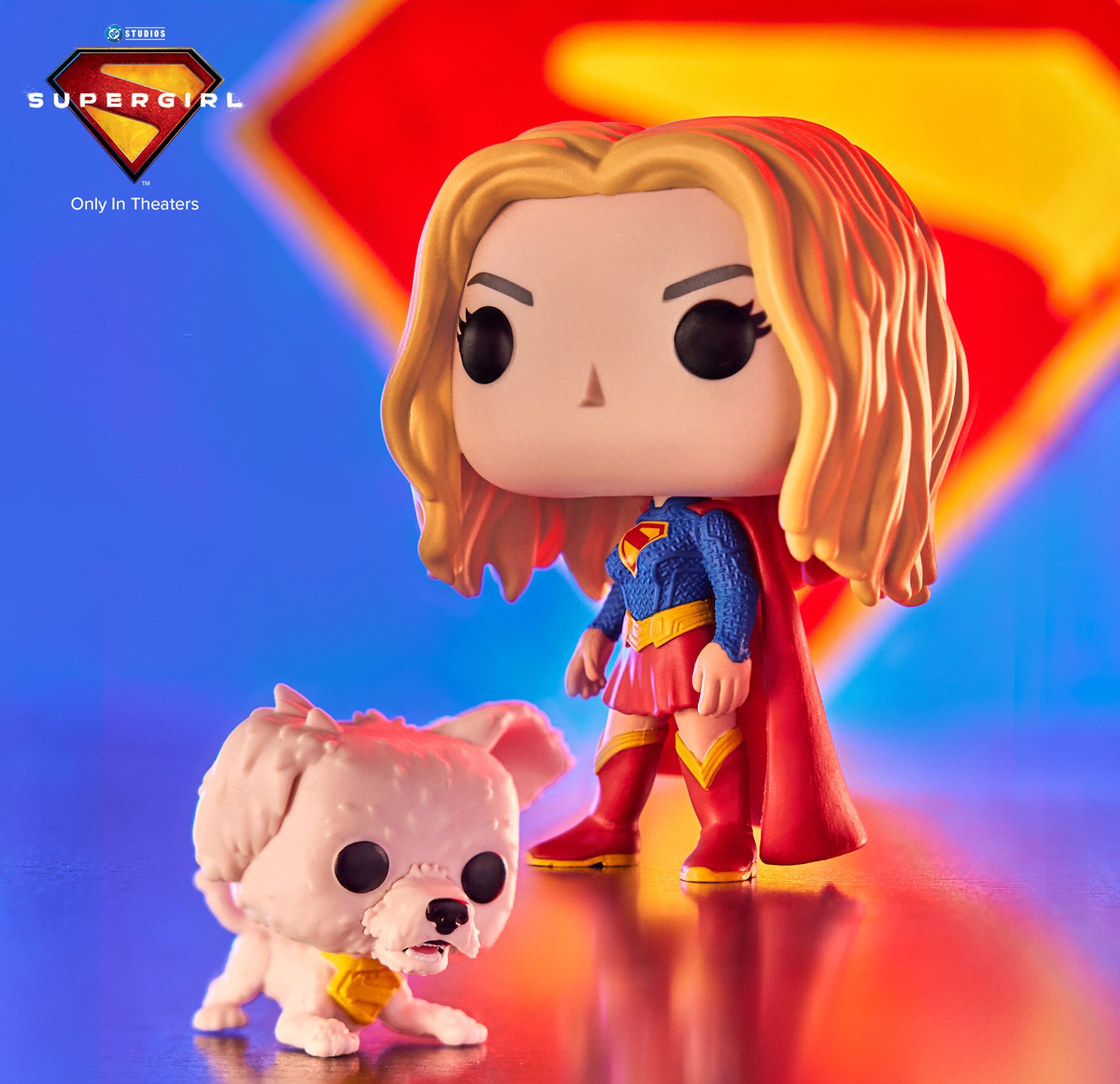 Фигурка Funko POP Movies: Supergirl - Supregirl w/puppy Krypto (889698908016) фото 