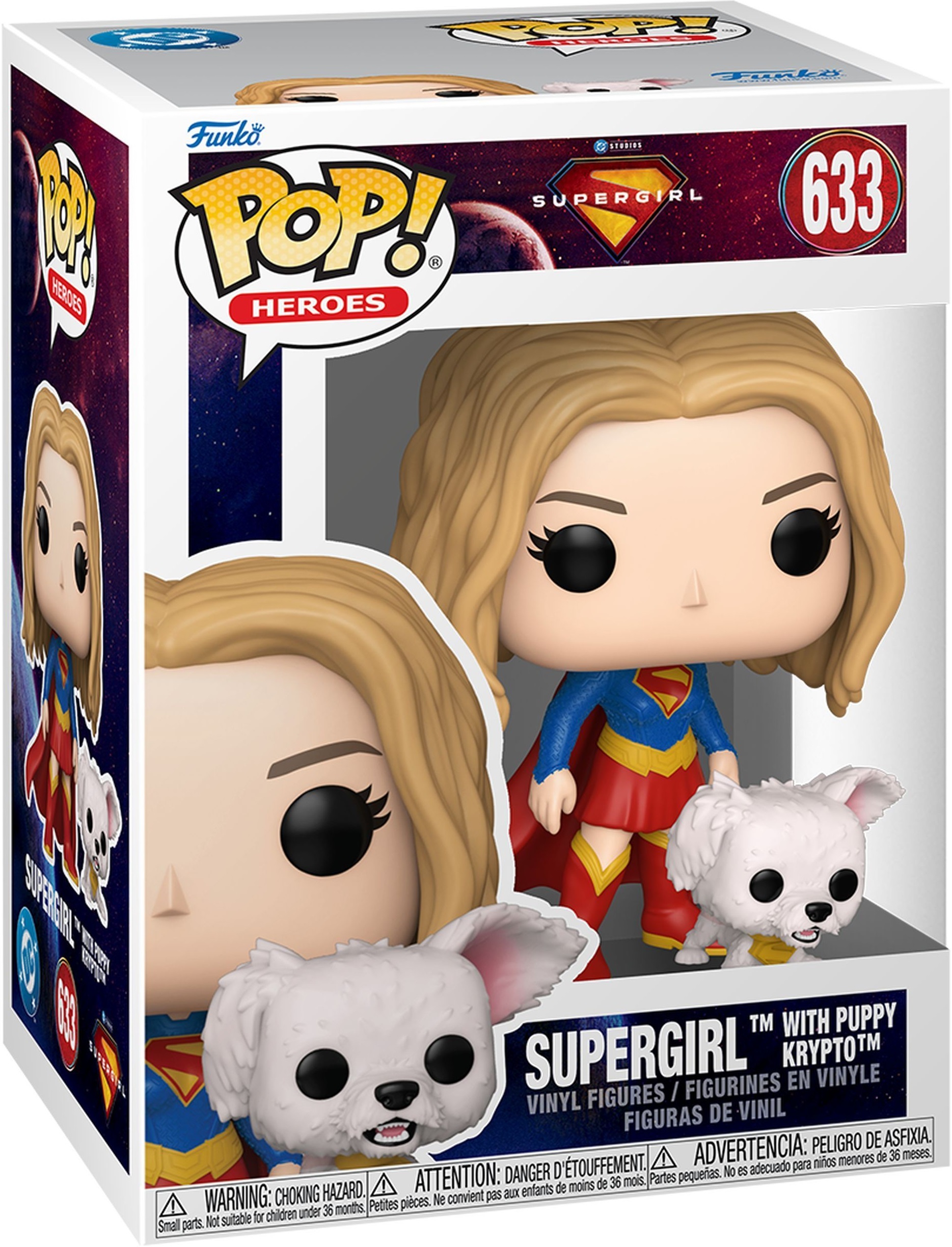 Фигурка Funko POP Movies: Supergirl - Supregirl w/puppy Krypto (889698908016) фото 
