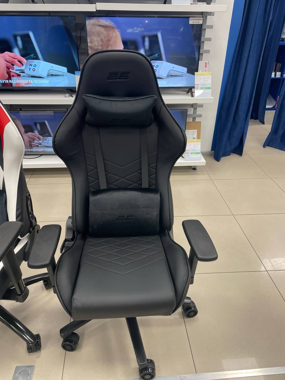 Кресло игровое 2E Gaming BUSHIDO II Black/Black фото2