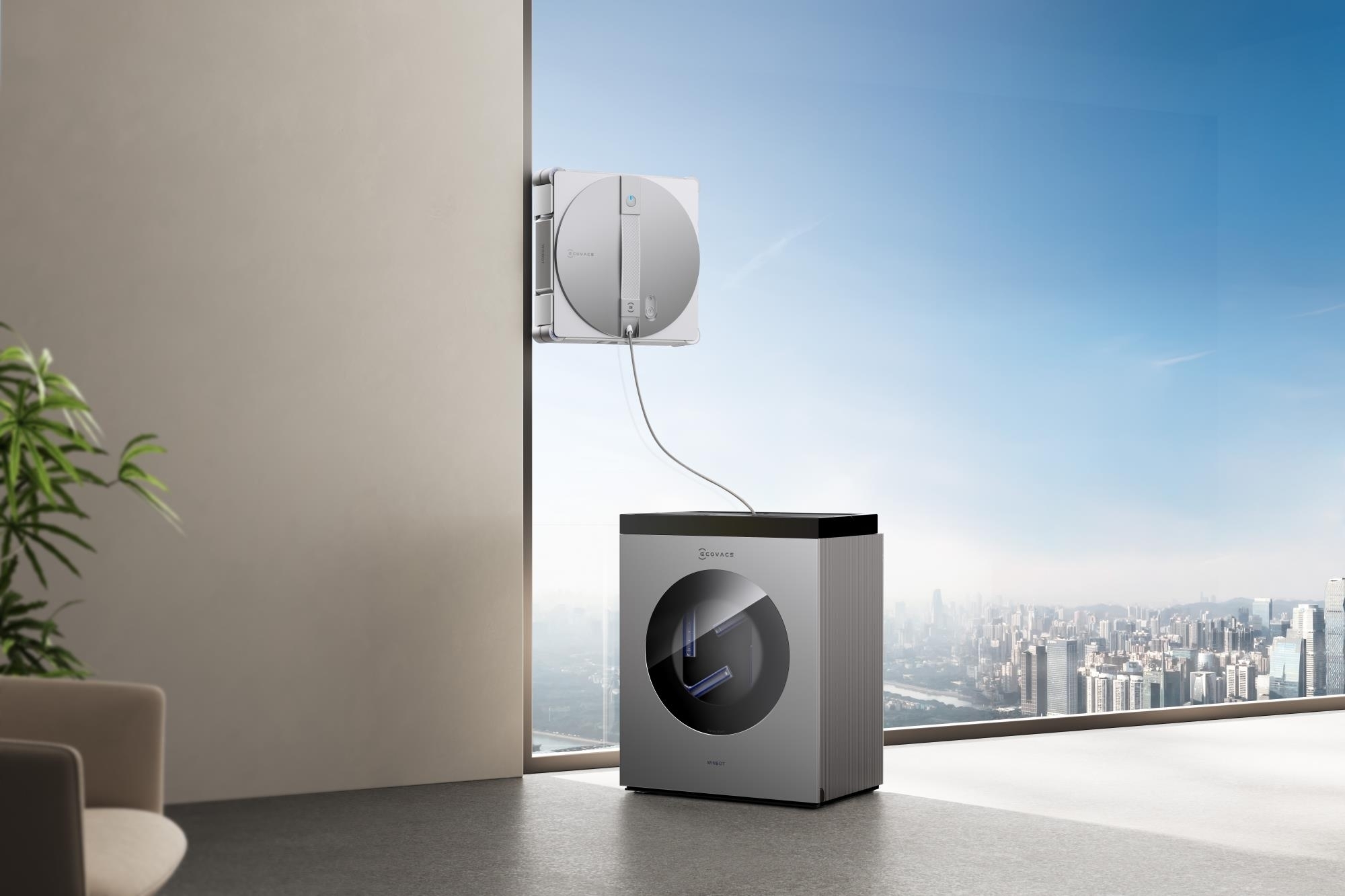 Робот для миття вікон ECOVACS WINBOT W3 OMNI (WG858-07) фото12