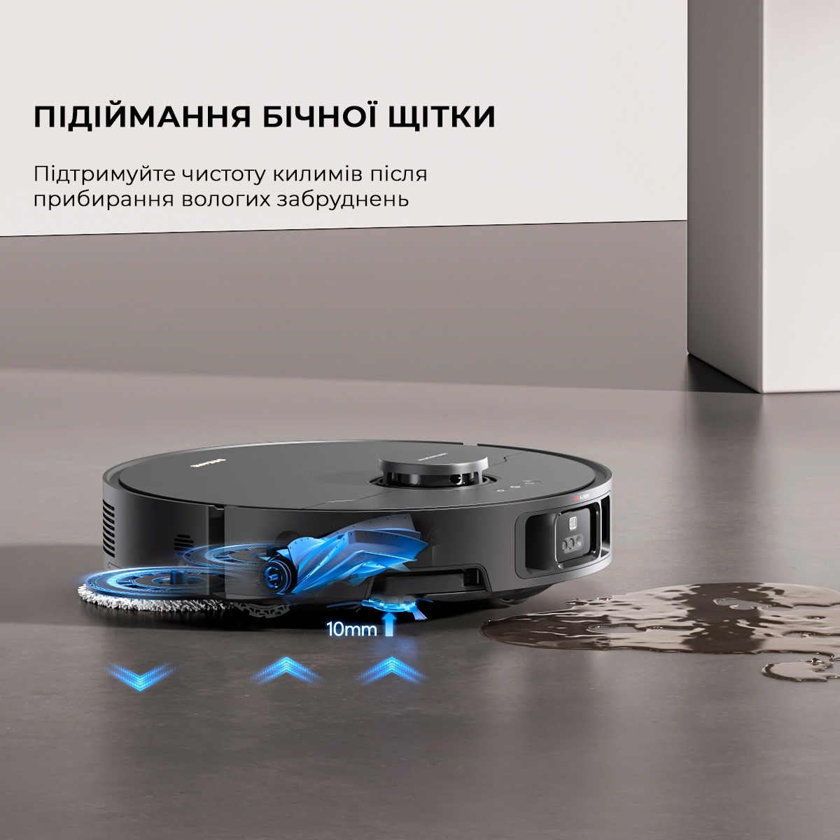 Робот-пилосос миючий Dreame X40 Ultra Black (RLX63CE-Bl) фото