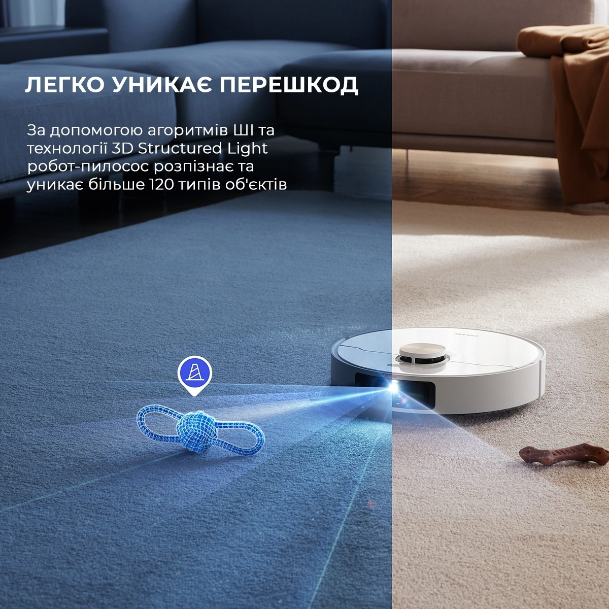 Робот-пилосос миючий Dreame X40 Ultra White (RLX63CE-Wh) фото19