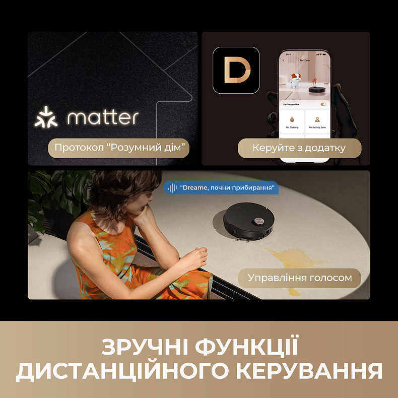 Робот-пилосос миючий Dreame MatriX 10 Ultra Black (RLX95CE-bl) фото6