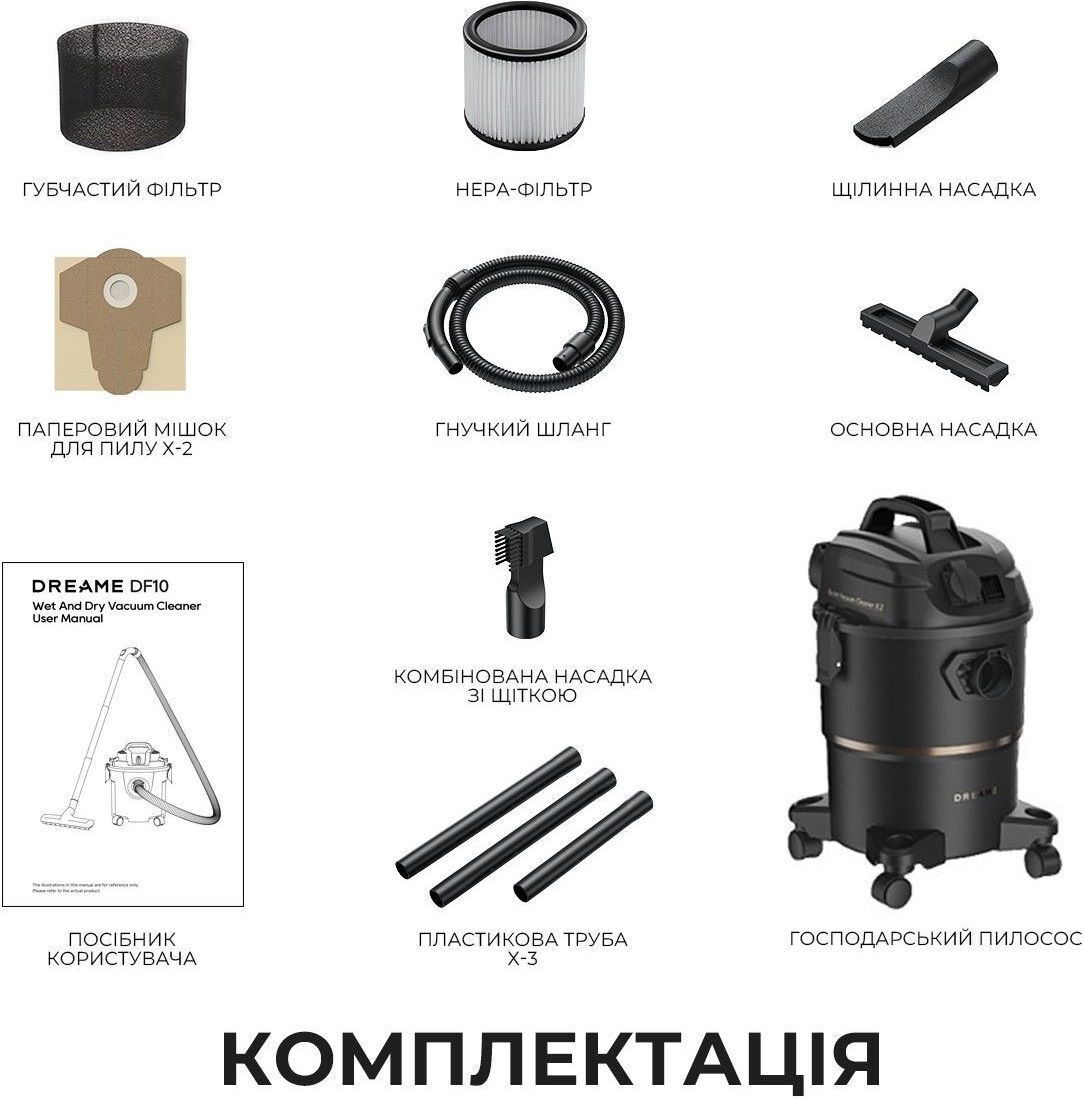 Миючий пилосос Dreame DF10 Pro (HHV16A)фото