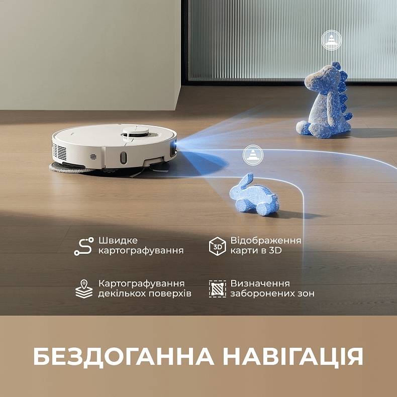 Робот-пилосос миючий Dreame L10s Ultra Gen 3 White (RLL53SE-wh) фото3