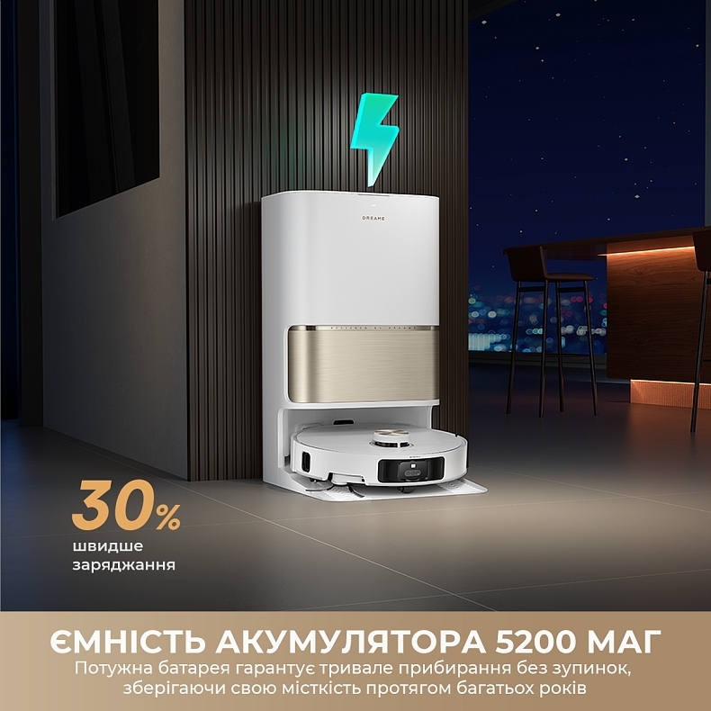 Робот-пилосос миючий Dreame L50s Pro Ultra White (RLL88HE-Wh) фото7