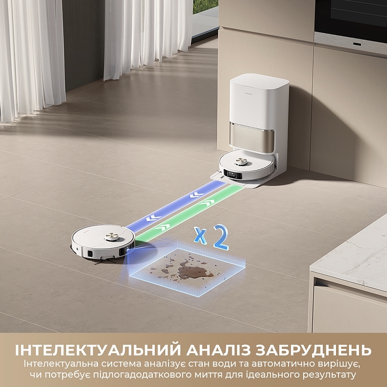 Робот-пилосос миючий Dreame L50s Pro Ultra White (RLL88HE-Wh) фото14