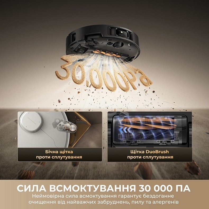Робот-пилосос миючий Dreame Matrix 10 Pro Black (RLM61HE-Bl) фото