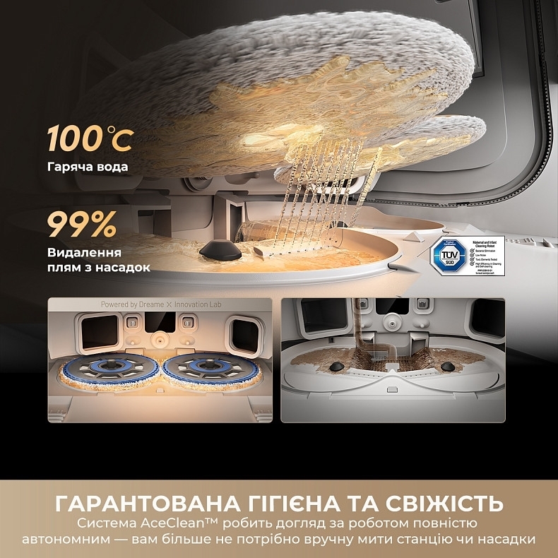 Робот-пилосос миючий Dreame Matrix 10 Pro Black (RLM61HE-Bl) фото