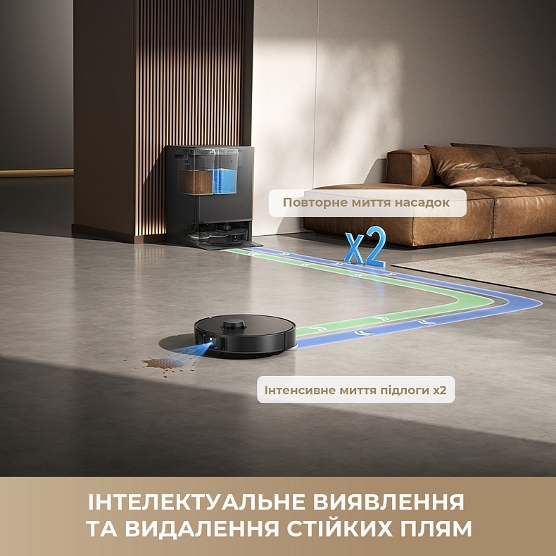 Робот-пилосос миючий Dreame Matrix 10 Pro Black (RLM61HE-Bl) фото