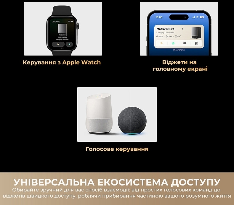 Робот-пилосос миючий Dreame Matrix 10 Pro Black (RLM61HE-Bl) фото