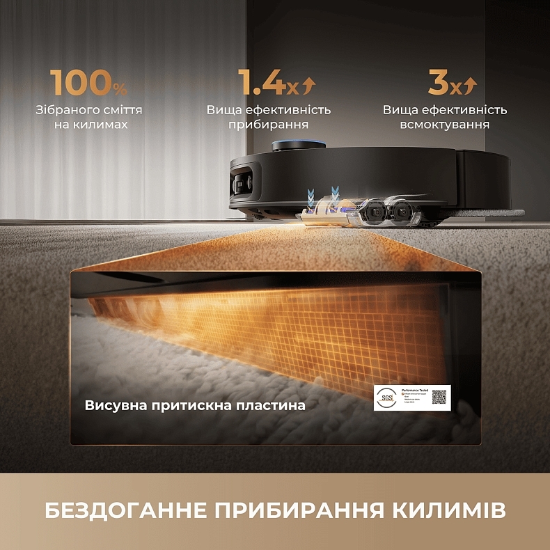 Робот-пилосос миючий Dreame X60 Ultra Complete Black (RLX87DE-bl) фото6