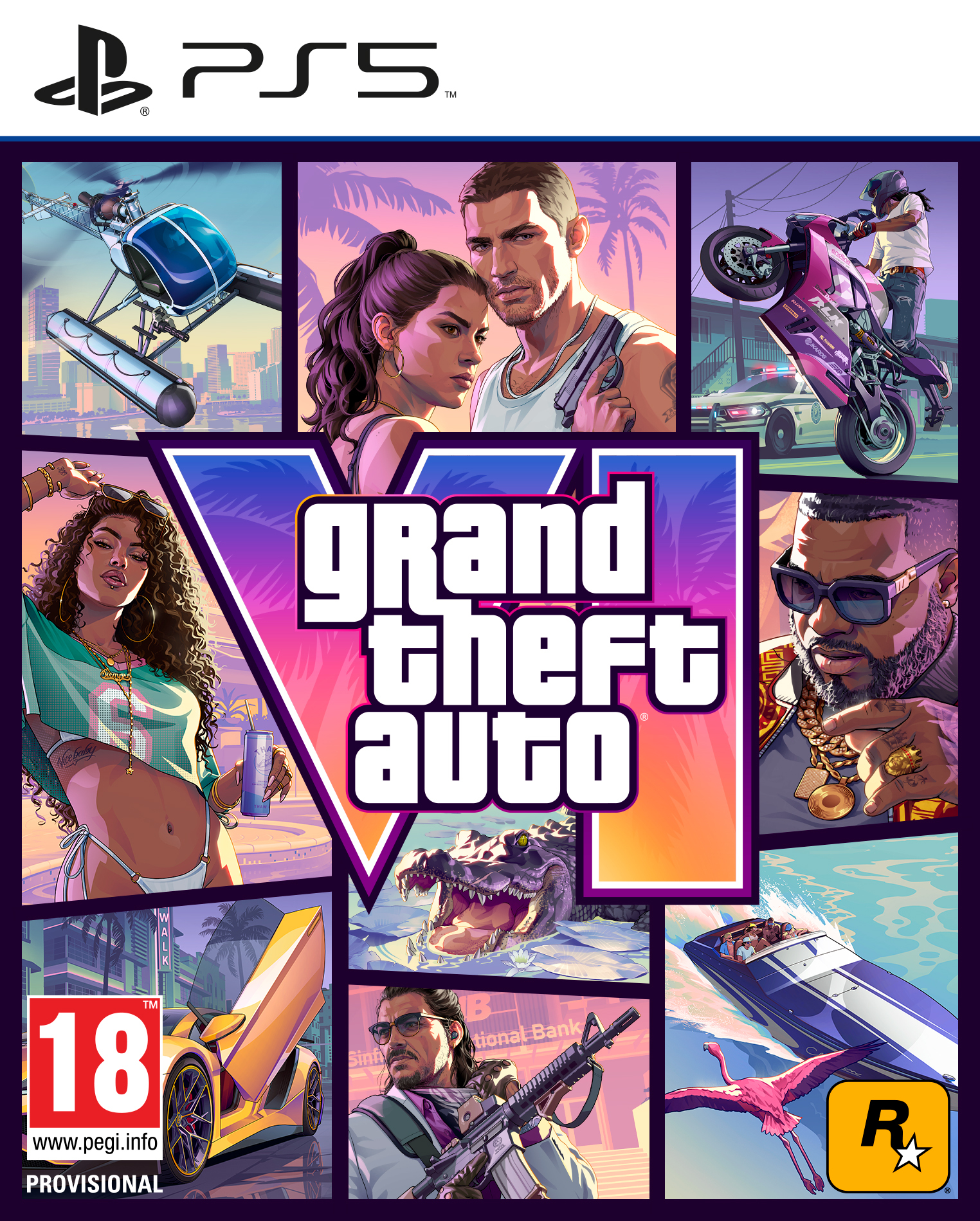 Гра Grand Theft Auto VI (код активації, PS5, boxed edition)фото