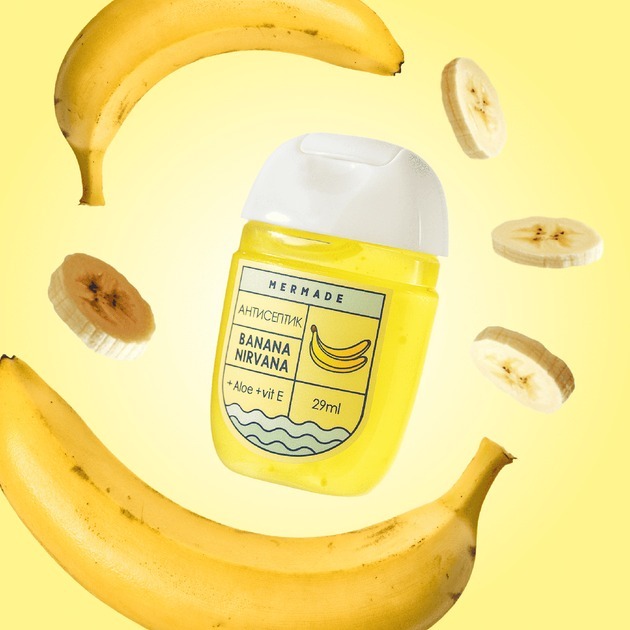 Антисептик для рук Mermade Banana Nirvana 29 мл фото4