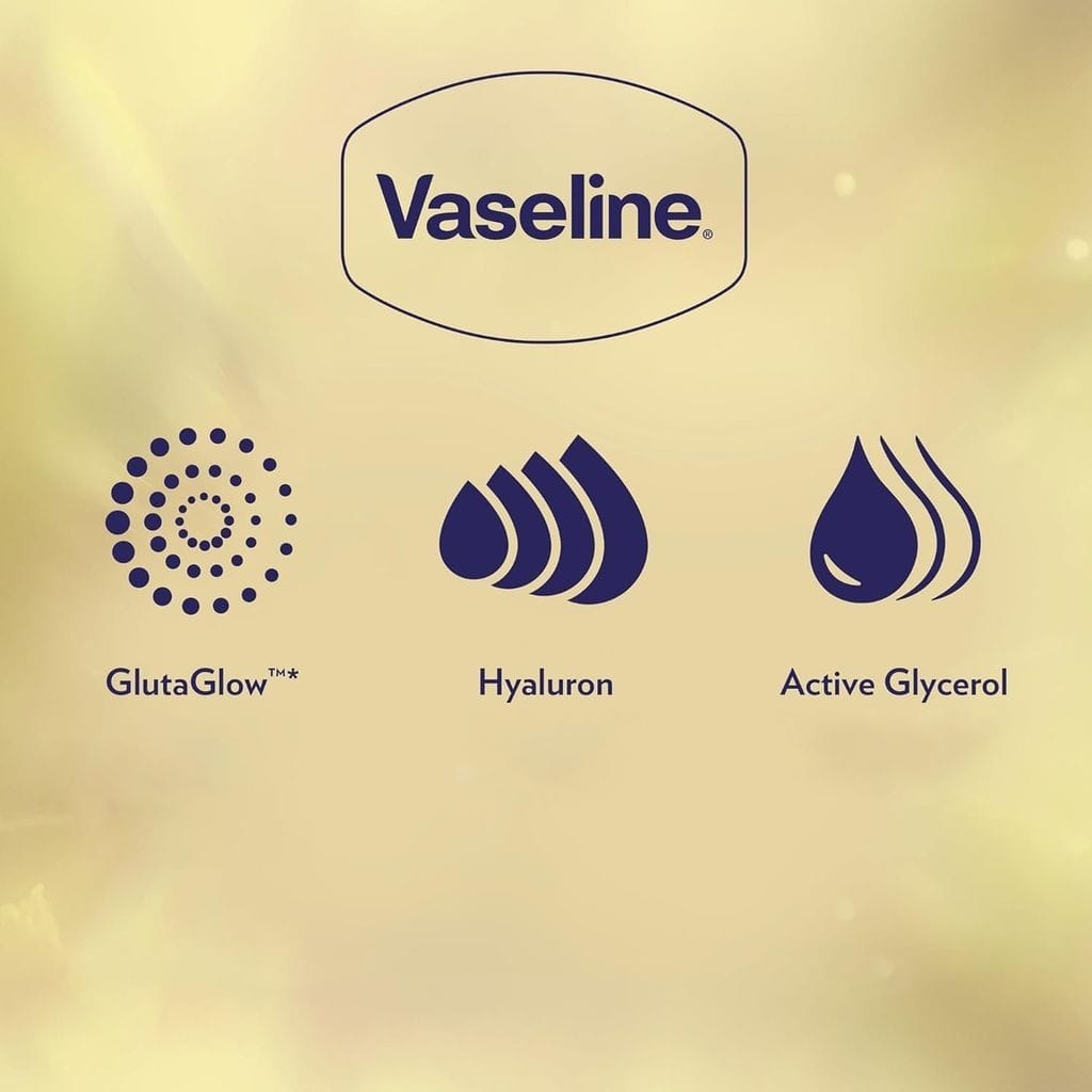 Лосьйон для тіла Vaseline Gluta-hya з гіалуроном для бездоганного тону 200 мл фото