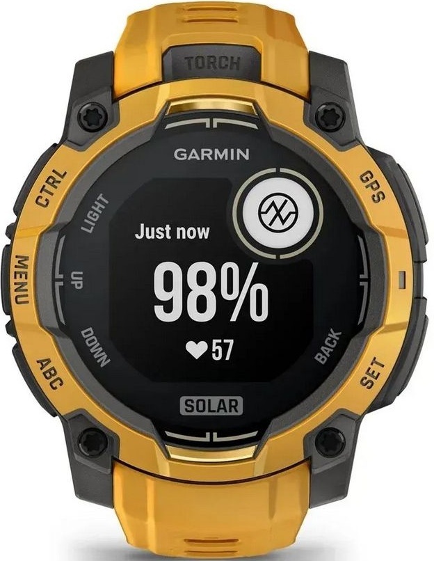 Смарт-годинник Garmin Instinct 3 45mm Solar Sunburst with Sunburst/Gray Accents (010-02934-02)фото