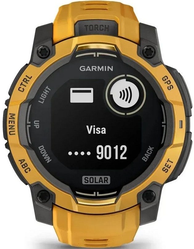 Смарт-годинник Garmin Instinct 3 45mm Solar Sunburst with Sunburst/Gray Accents (010-02934-02)фото