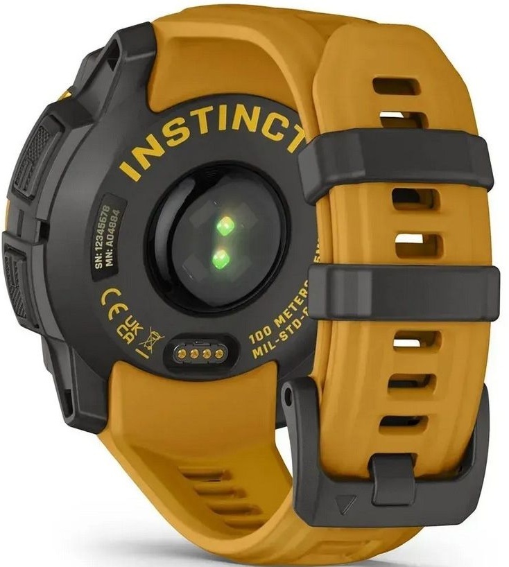 Смарт-годинник Garmin Instinct 3 45mm Solar Sunburst with Sunburst/Gray Accents (010-02934-02)фото