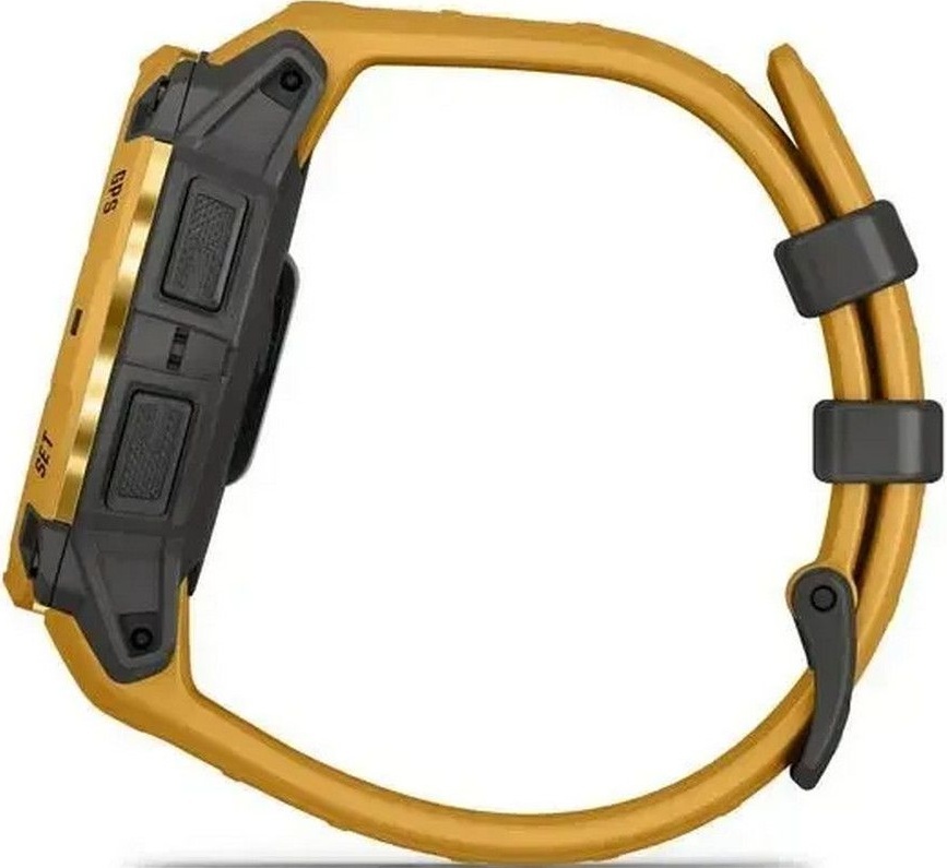 Смарт-годинник Garmin Instinct 3 45mm Solar Sunburst with Sunburst/Gray Accents (010-02934-02)фото