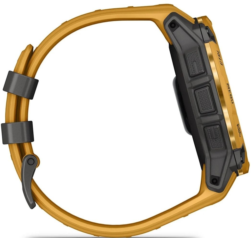 Смарт-годинник Garmin Instinct 3 50mm Solar Sunburst/Gray Sunburst/Gray Band (010-02935-02)фото