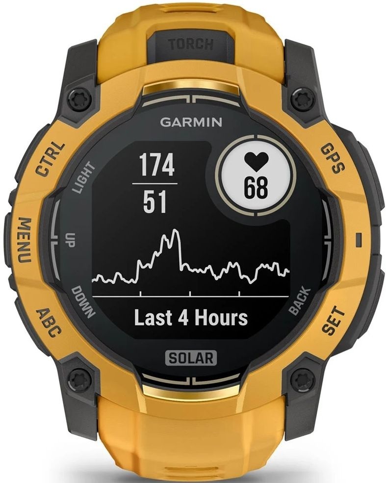 Смарт-годинник Garmin Instinct 3 50mm Solar Sunburst/Gray Sunburst/Gray Band (010-02935-02)фото