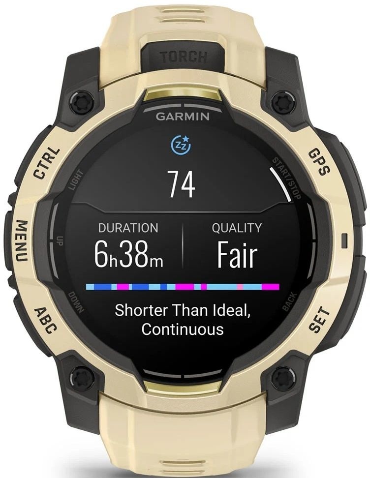 Смарт-годинник Garmin Instinct 3 45mm AMOLED Citrine/Gray with Citrine Band (010-02936-02)фото
