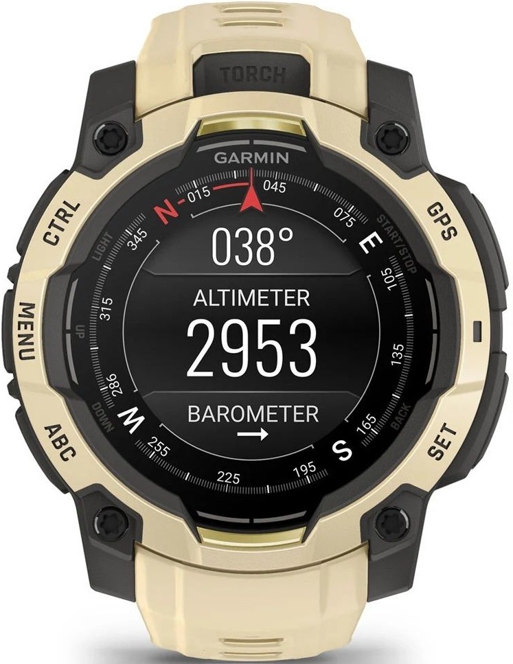 Смарт-годинник Garmin Instinct 3 45mm AMOLED Citrine/Gray with Citrine Band (010-02936-02)фото