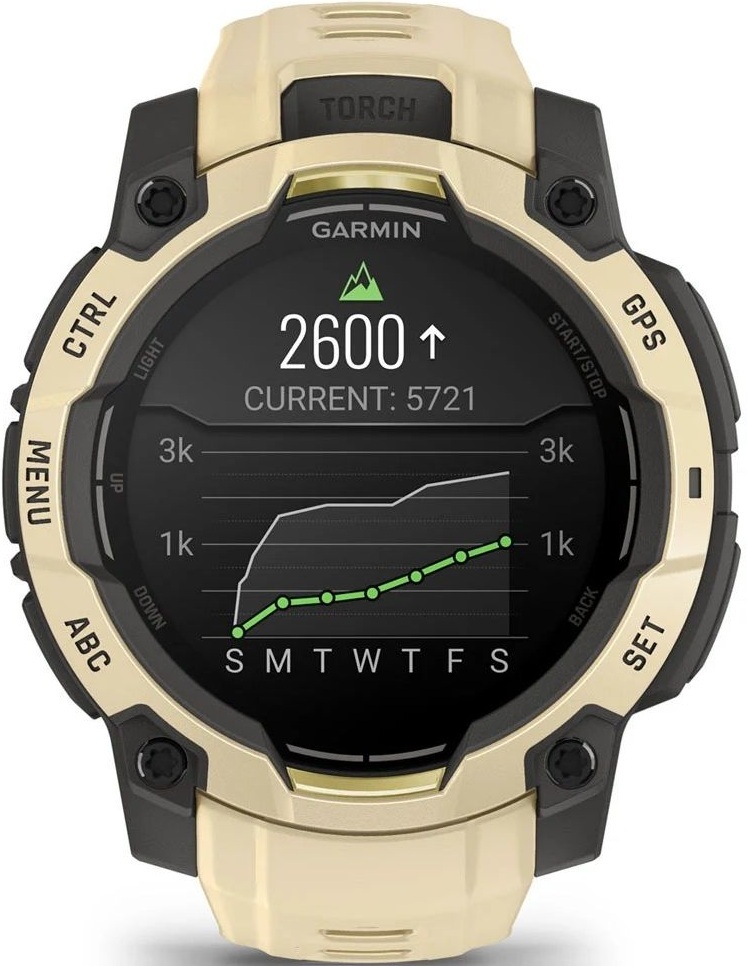 Смарт-годинник Garmin Instinct 3 45mm AMOLED Citrine/Gray with Citrine Band (010-02936-02)фото