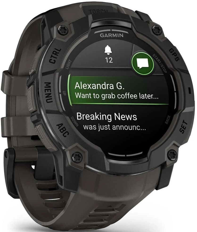 Смарт-часы Garmin Instinct 3 50mm AMOLED Fern Green/Gray Fern Green Band (010-03020-02) фото 