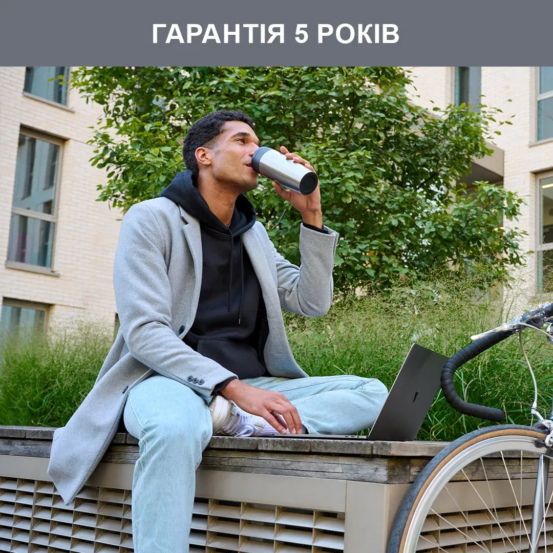 Термочашка Tefal Travel Mug Classic Twist, 360мл, нержавеющая сталь (N2020110) фото7
