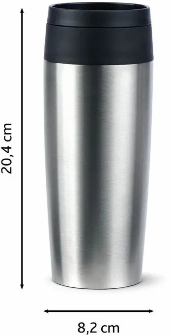 Термочашка Tefal Travel Mug Classic Twist, 360мл, нержавеющая сталь (N2020110) фото9
