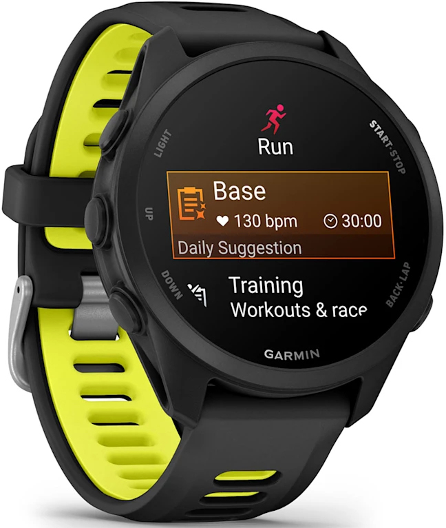 Смарт-годинник Garmin Forerunner 170 Music Black/Amp Yellow (010-03920-10)фото