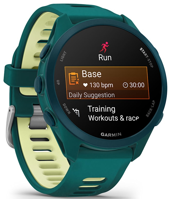 Смарт-годинник Garmin Forerunner 170 Music Teal Green/Citron (010-03920-12)фото
