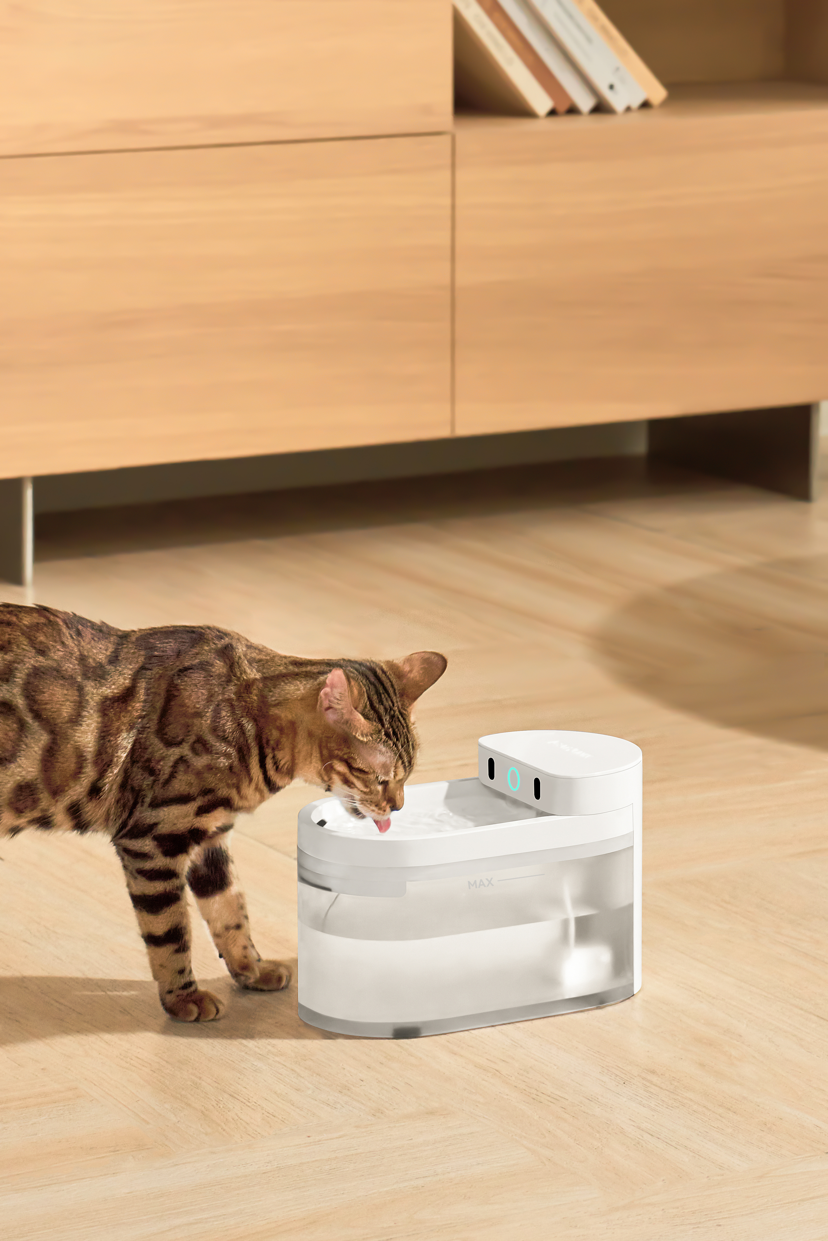 Умная поилка беспроводная Catlink Pure 3 AI Water Fountain-wireless 2,3 л фото20