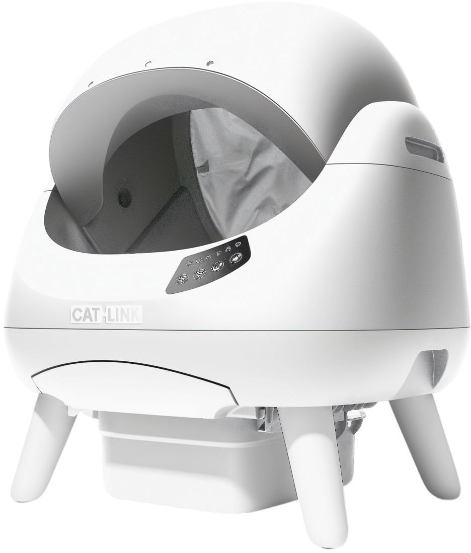 Автоматичний розумний лоток для котів Catlink Scooper Open-X White фото2