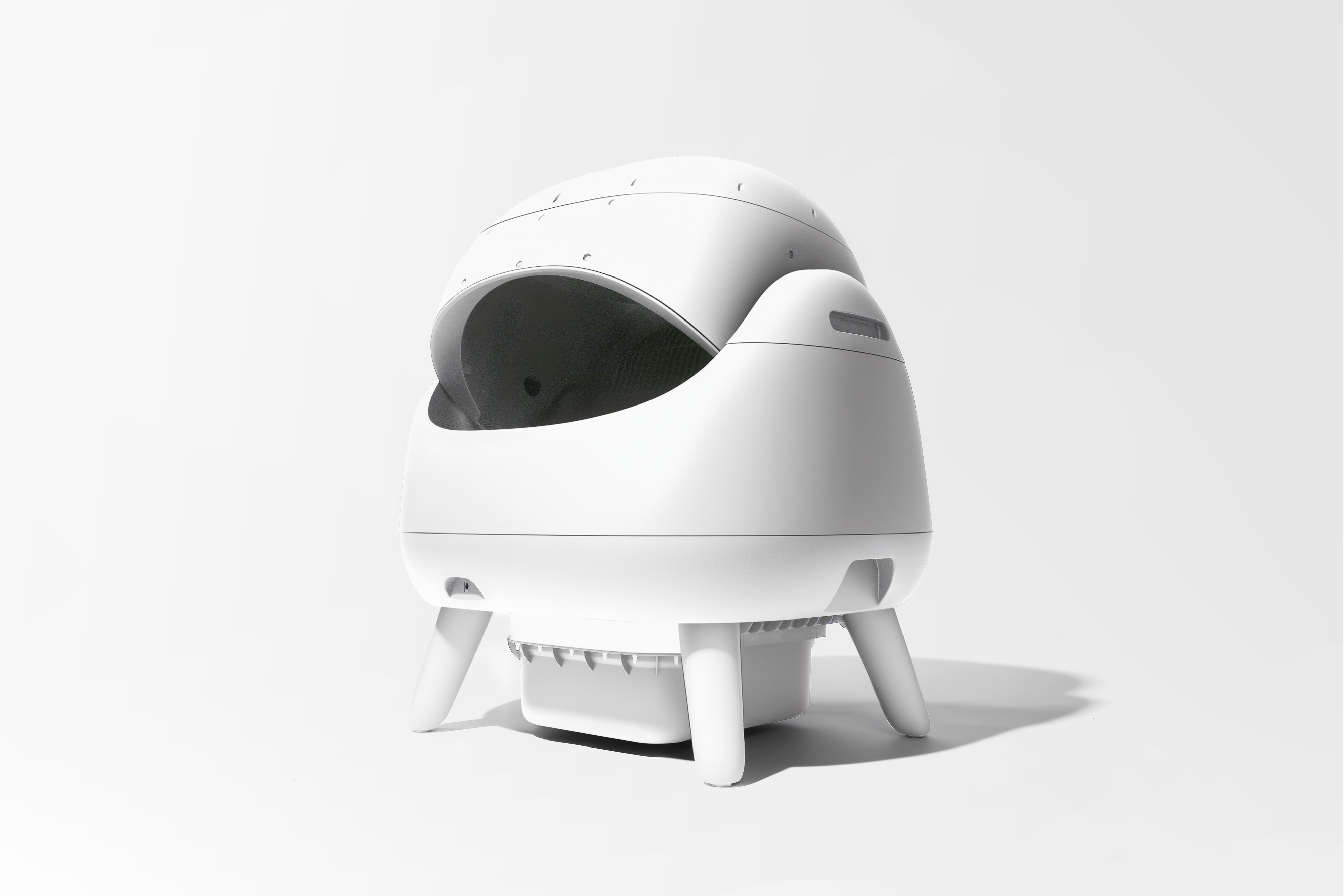 Автоматичний розумний лоток для котів Catlink Scooper Open-X White фото3