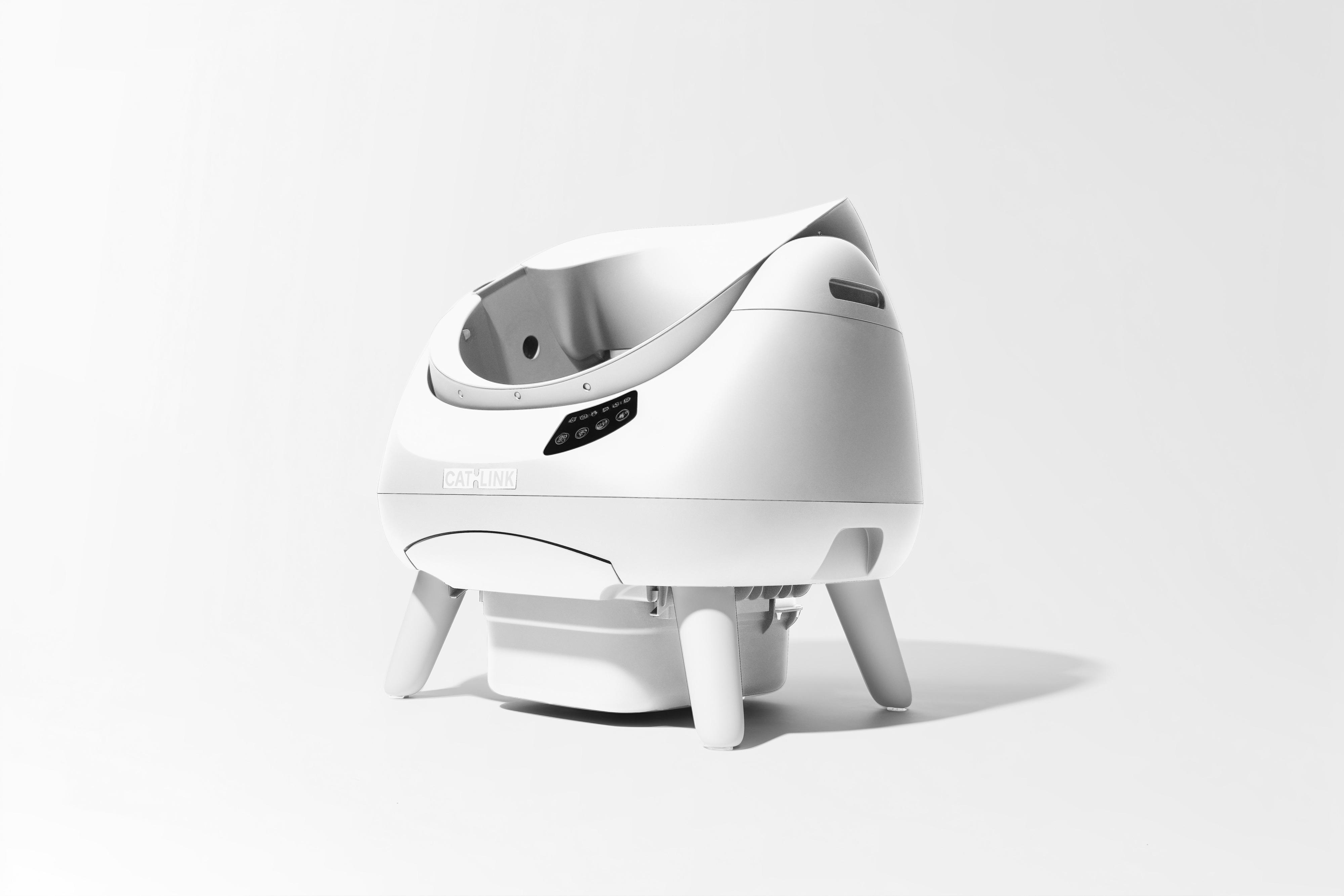 Автоматичний розумний лоток для котів Catlink Scooper Open-X White фото4