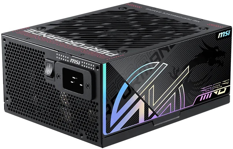 Блок питания MSI ATX 1300W MPG AI1300TS PCIE5 (MPG AI1300TS PCIE5) фото2