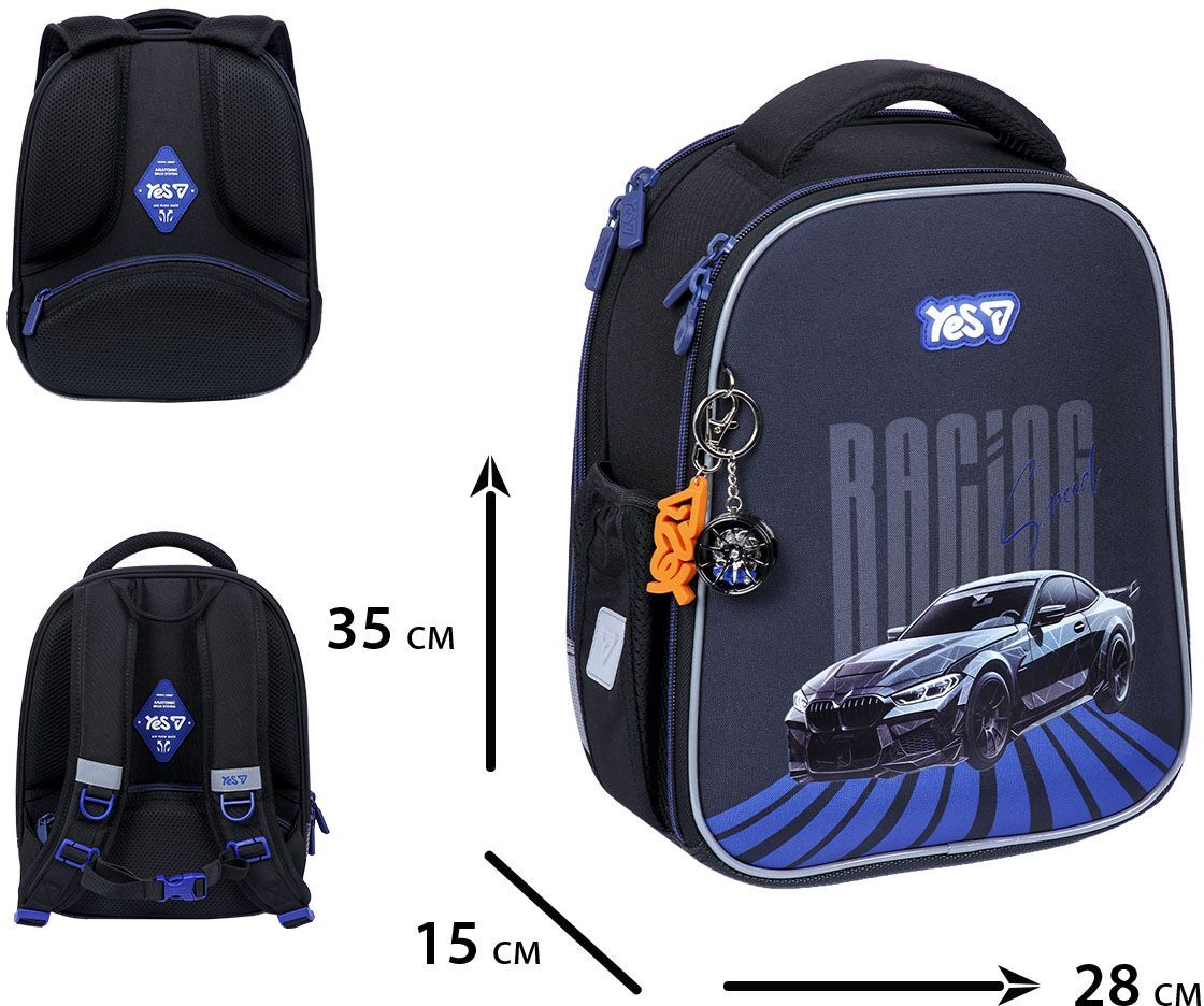 Рюкзак шкільний каркасний Yes Racing Speed H-100S (550216) фото5