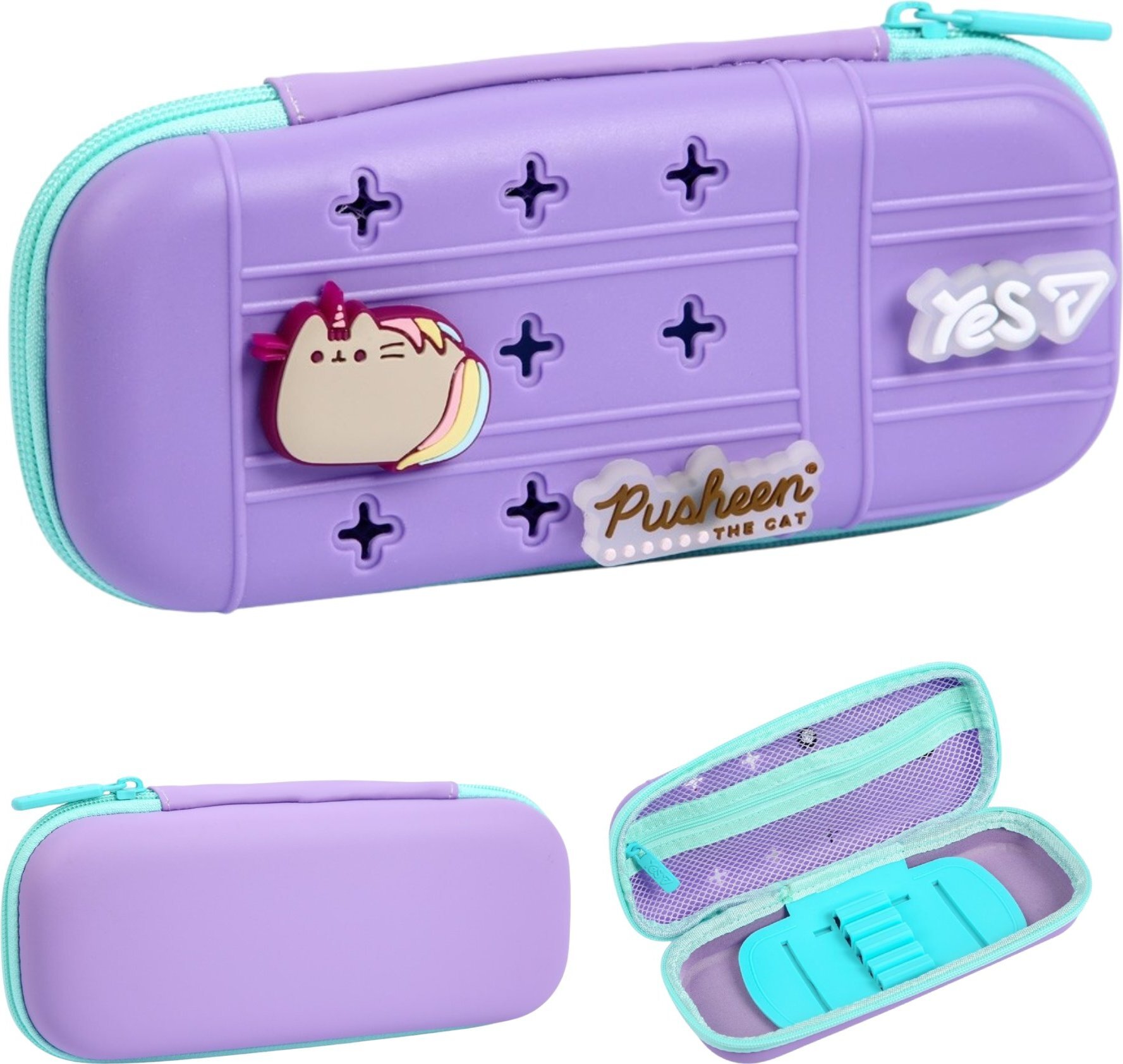 Пенал твердий із силіконовою панеллю Yes Pusheen Summer PHS-4 (533838) фото2
