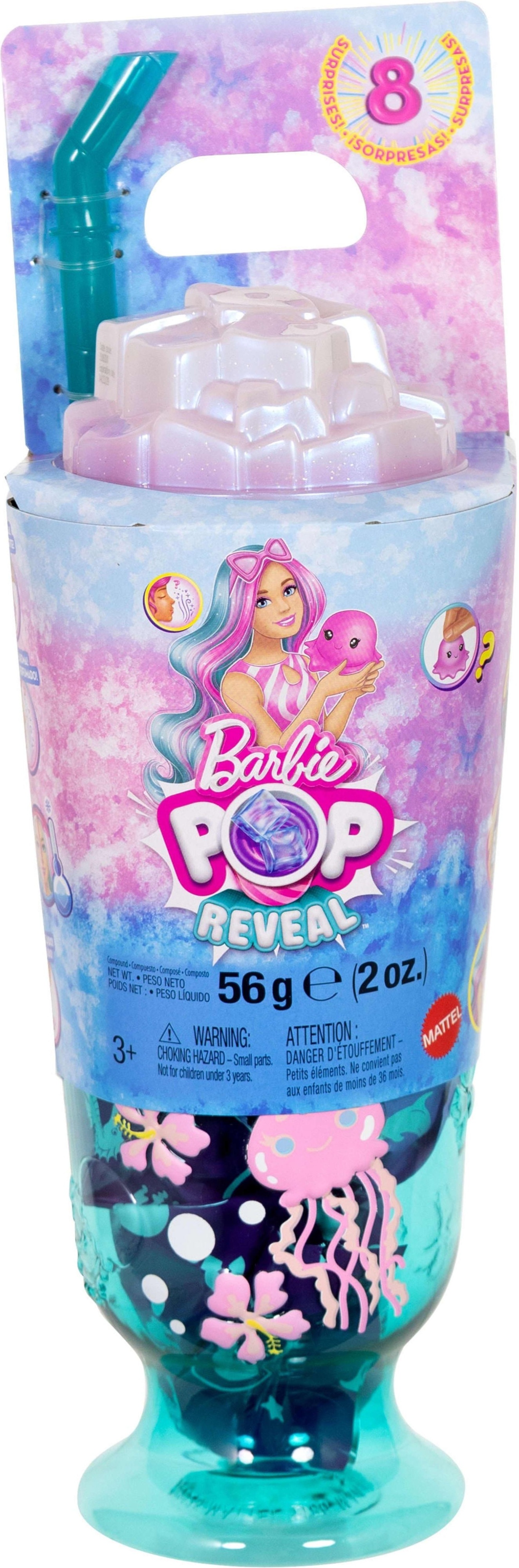 Лялька Barbie Pop Reveal серії Морський слаші – бірюзовий стаканчик (JKF62) фото5