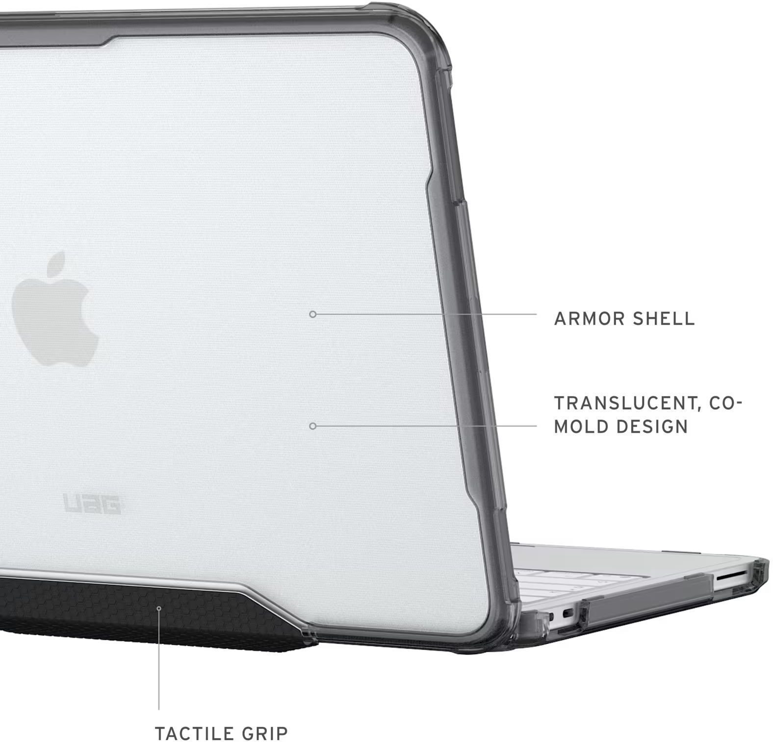 Чохол UAG Plyo для MacBook Neo 13"(2026) Ice (134013114343) фото4