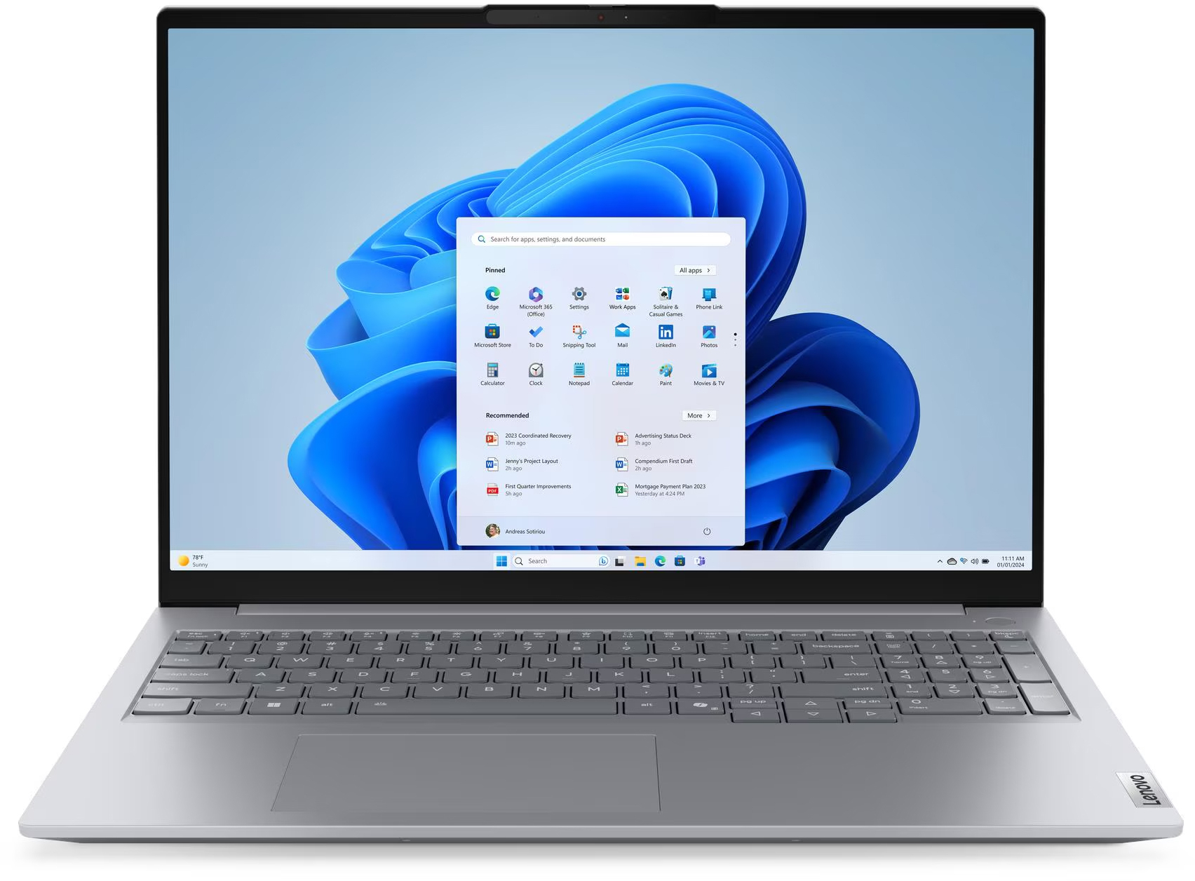 Ноутбук LENOVO ThinkBook 16-G9 (21US000KRA) фото