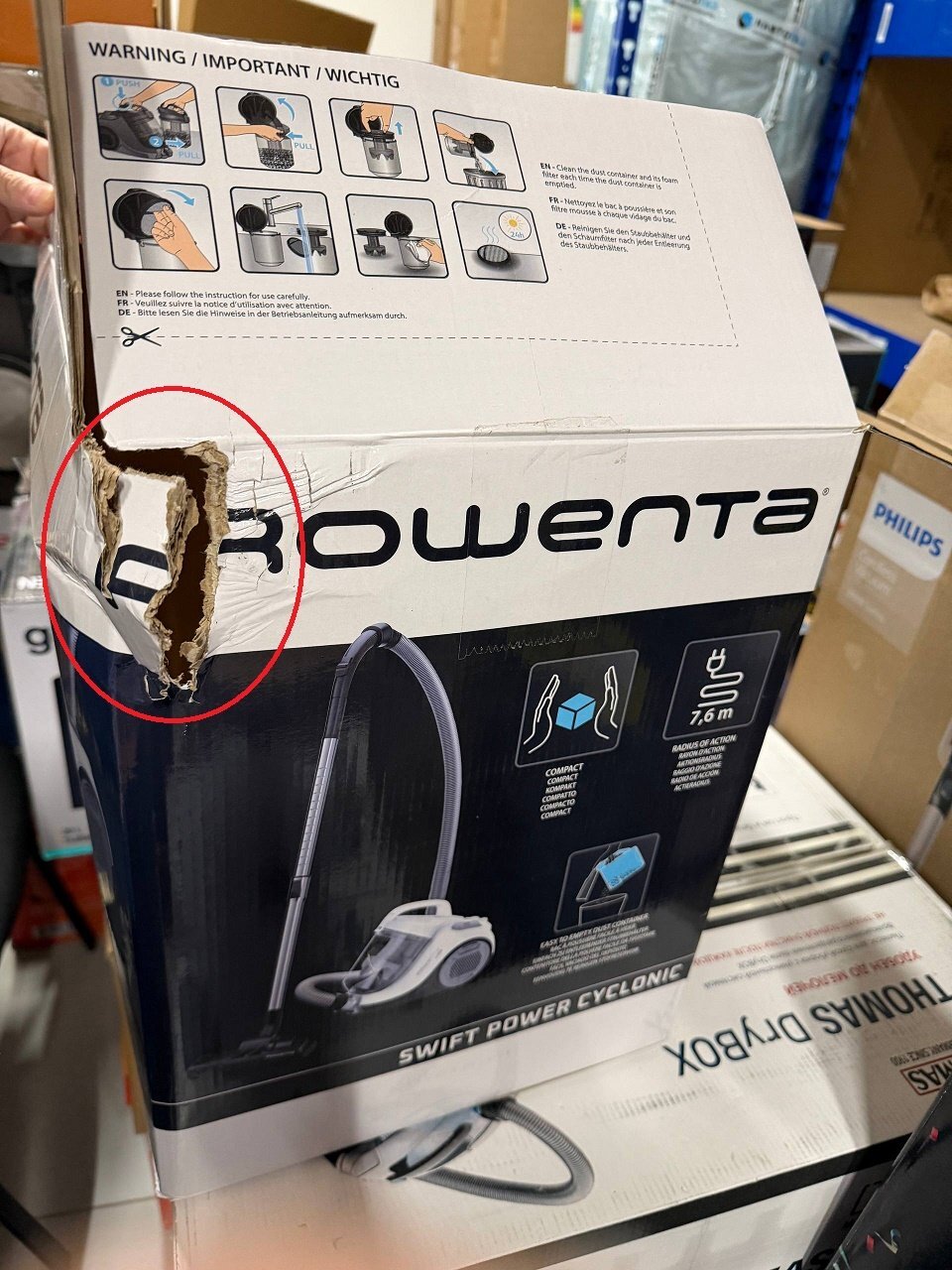 Пылесос без мешка Rowenta RO2957EA фото