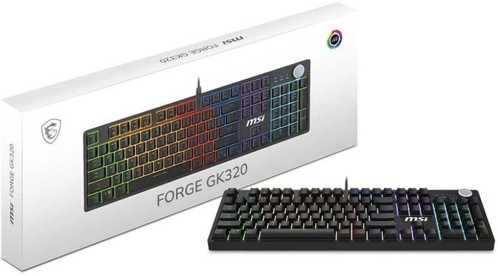 Ігрова клавіатура MSI FORGE GK320 UA (S11-04UA227-HH9) фото4