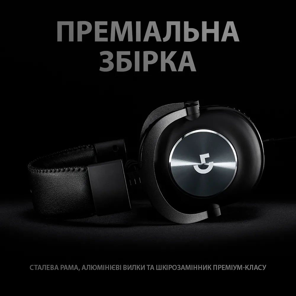 Игровая гарнитура Logitech G PRO X Black (L981-000818) фото4