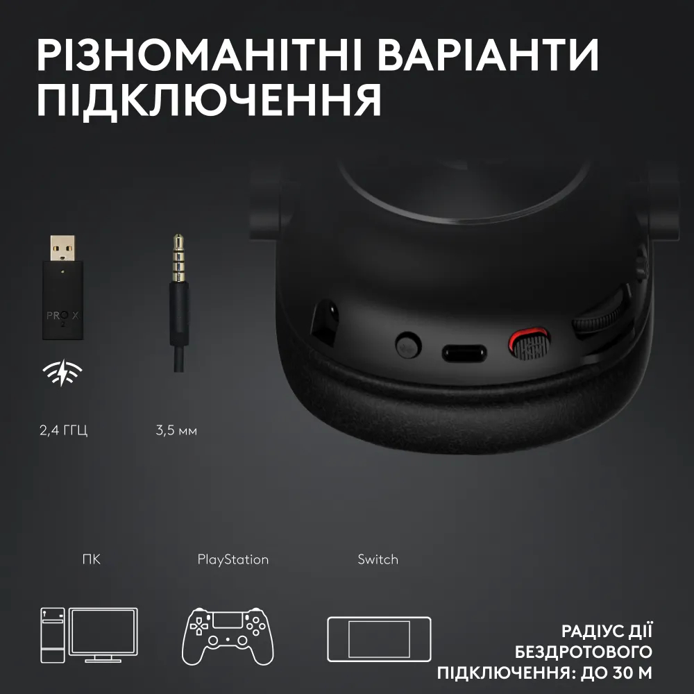 Игровая гарнитура Logitech G PRO X 2 Lightspeed Wireless Pink (L981-001275) фото3