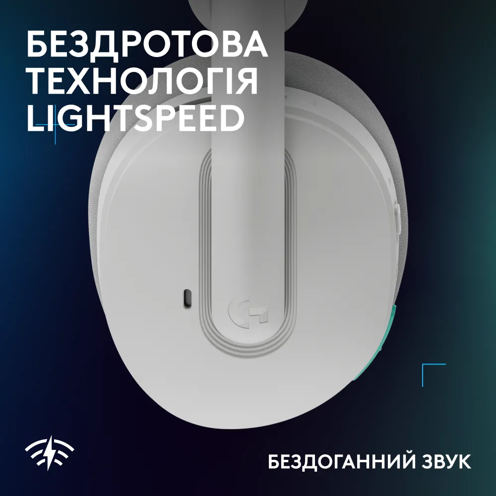 Игровая гарнитура Logitech G325 Lightspeed Wireless White (L981-001531) фото4