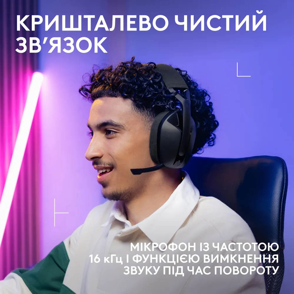 Игровая гарнитура Logitech G321 Lightspeed Wireless Black (L981-001563) фото2