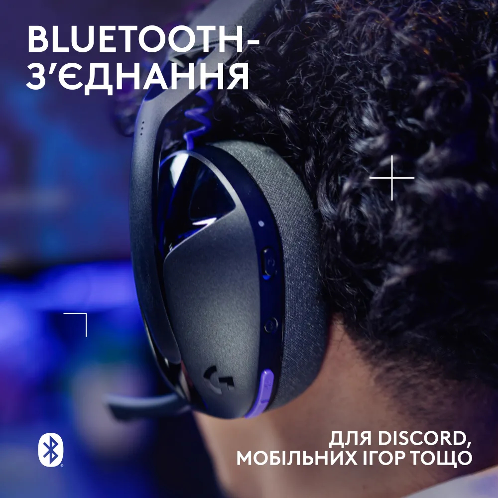 Игровая гарнитура Logitech G321 Lightspeed Wireless Black (L981-001563) фото3
